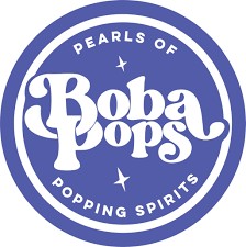 Logo for Boba Pops, a PA spirits company