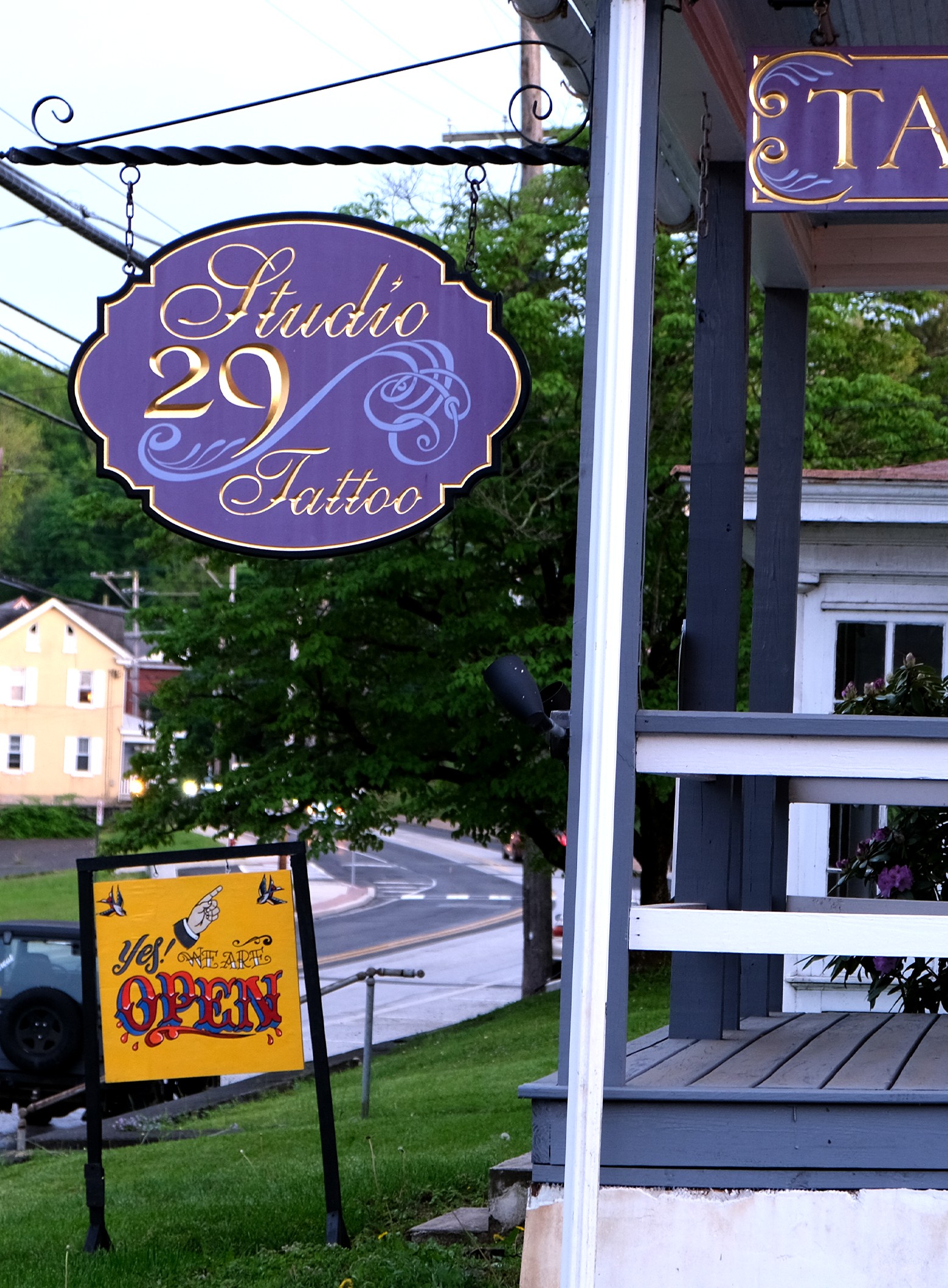 logo for Studio 29 tattoo parlor pa