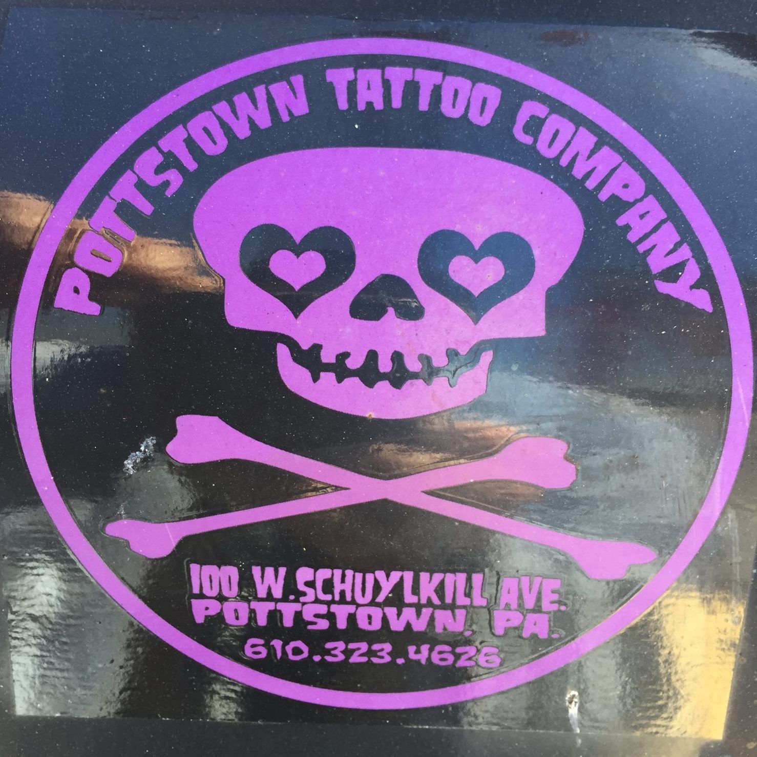 logo for pottstown tattoo co pa