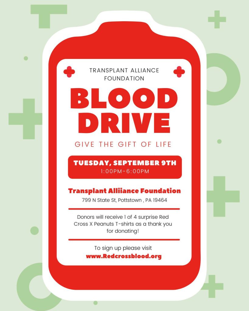 Transplant Alliance Hosts an American Red Cross Blood Drive